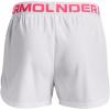 imageUnder Armour Girls Play Up Solid Shorts100 White  Pink Shock  Pink Shock