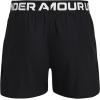 imageUnder Armour Girls Play Up Solid ShortsBlack 001Metallic Silver