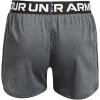 imageUnder Armour Girls Play Up Solid ShortsPitch Gray Light Heather 012Metallic Silver