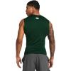 imageUnder Armour Mens HeatGear Compression Sleeveless TShirt301 Forest Green   White