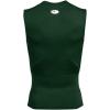 imageUnder Armour Mens HeatGear Compression Sleeveless TShirt301 Forest Green   White