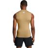 imageUnder Armour Mens HeatGear Compression Sleeveless TShirt715 Team Vegas Gold   Black