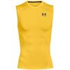 imageUnder Armour Mens HeatGear Compression Sleeveless TShirt790 Taxi   Black