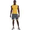 imageUnder Armour Mens HeatGear Compression Sleeveless TShirt790 Taxi   Black