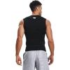 imageUnder Armour Mens HeatGear Compression Sleeveless TShirtBlack 001White