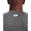 imageUnder Armour Mens HeatGear Compression Sleeveless TShirtCarbon Heather 090Black