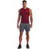 imageUnder Armour Mens HeatGear Compression Sleeveless TShirtCardinal 625White