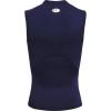 imageUnder Armour Mens HeatGear Compression Sleeveless TShirtMidnight Navy 410White