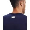 imageUnder Armour Mens HeatGear Compression Sleeveless TShirtMidnight Navy 410White