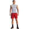 imageUnder Armour Mens HeatGear Compression Sleeveless TShirtMod Gray 011Black