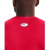 imageUnder Armour Mens HeatGear Compression Sleeveless TShirtRed 600White