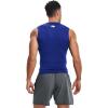 imageUnder Armour Mens HeatGear Compression Sleeveless TShirtRoyal Blue 400White