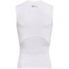imageUnder Armour Mens HeatGear Compression Sleeveless TShirtWhite 100Black