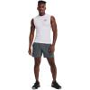 imageUnder Armour Mens HeatGear Compression Sleeveless TShirtWhite 100Black