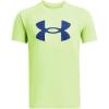 imageUnder Armour Boys Logo Short Sleeve Tee Shirt304 Morph Green   Tech Blue