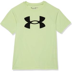 imageUnder Armour Boys Logo Short Sleeve Tee Shirt369 Phosphor Green   Black