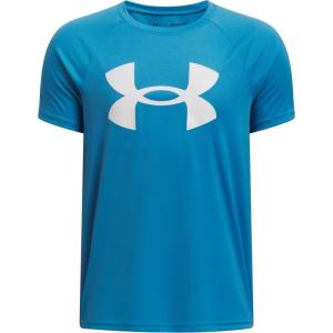 imageUnder Armour Boys Logo Short Sleeve Tee Shirt453 Ether Blue   White