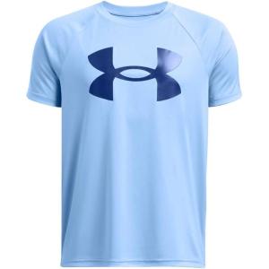 imageUnder Armour Boys Logo Short Sleeve Tee Shirt465 Horizon Blue   Tech Blue