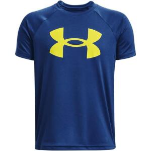 imageUnder Armour Boys Logo Short Sleeve Tee Shirt471 Blue Mirage   Starfruit