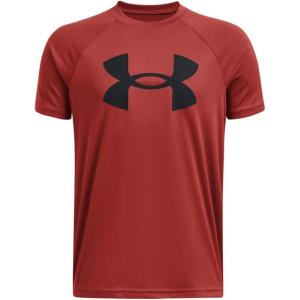 imageUnder Armour Boys Logo Short Sleeve Tee Shirt840 Earthen Orange   Black