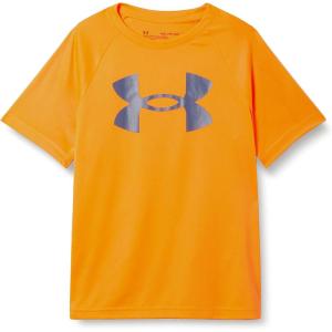 imageUnder Armour Boys Logo Short Sleeve Tee ShirtBlaze Orange 826Utility Blue