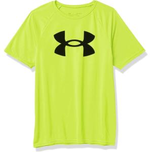 imageUnder Armour Boys Logo Short Sleeve Tee ShirtHighvis Yellow 731Black