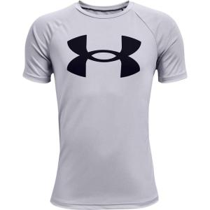 imageUnder Armour Boys Logo Short Sleeve Tee ShirtMod Gray Light Heather 011Black