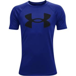 imageUnder Armour Boys Logo Short Sleeve Tee ShirtRoyal Blue 400Black