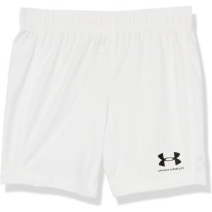 imageUnder Armour Boys Performance Soccer Short Elastic Waistband and Logo DetailWhite