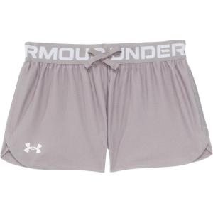 imageUnder Armour Girls Play Up Solid Shorts015 Tetra Gray   White