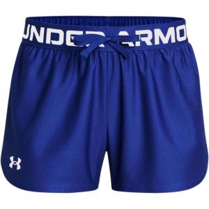 imageUnder Armour Girls Play Up Solid Shorts401 Royal   White