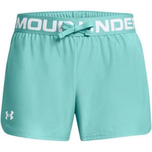 imageUnder Armour Girls Play Up Solid Shorts482 Radial Turquoise   White