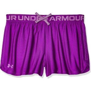 imageUnder Armour Girls Play Up Solid Shorts573 Mystic Magenta   Rebel Pink