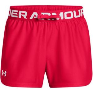 imageUnder Armour Girls Play Up Solid Shorts600 Red   White