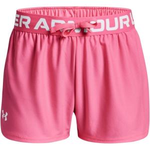imageUnder Armour Girls Play Up Solid Shorts640 Pink Punk   White