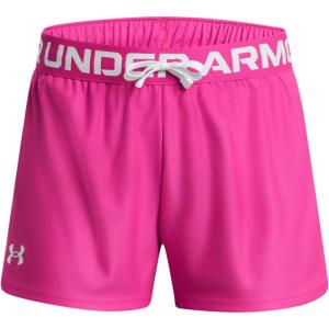 imageUnder Armour Girls Play Up Solid Shorts652 Rebel Pink   White