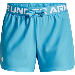 imageUnder Armour Girls Play Up Solid ShortsFresco Blue 481White