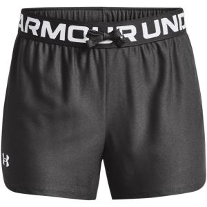 imageUnder Armour Girls Play Up Solid ShortsJet Gray 010Metallic Silver