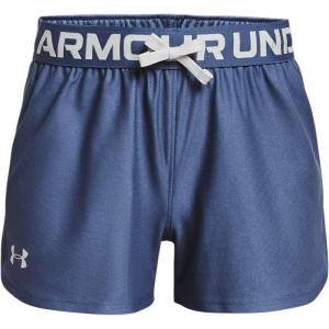 imageUnder Armour Girls Play Up Solid ShortsMineral Blue 470Halo Gray