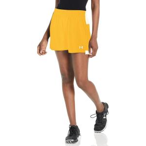 imageUnder Armour Womens Maquina 30 Shorts750 Steeltown Gold   White