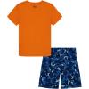 imageUnder Armour Boys Short Sleeve Tee and Short Set Lightweight and BreathableAtomic OrangeBlue Camo