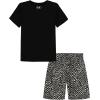 imageUnder Armour Boys Short Sleeve Tee and Short Set Lightweight and BreathableBlack Checker