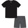 imageUnder Armour Boys Short Sleeve Tee and Short Set Lightweight and BreathableBlack Infinite