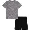 imageUnder Armour Boys Short Sleeve Tee and Short Set Lightweight and BreathableMod Gray Warp