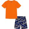 imageUnder Armour Boys Short Sleeve Tee and Short Set Lightweight and BreathableOrange Blast Woodland
