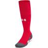 imageUnder Armour Unisex Adult Magnetico Over the Calf Socks 1 Pack600 Red  Pitch Gray  White
