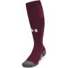 imageUnder Armour Unisex Adult Magnetico Over the Calf Socks 1 Pack609 Maroon  Pitch Gray  White