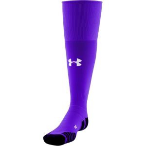 imageUnder Armour Adult Soccer OverTheCalf SocksPurpleBlackWhite
