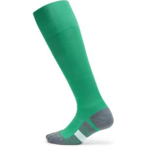 imageUnder Armour Unisex Adult Magnetico Over the Calf Socks 1 Pack305 Team Kelly Green  Pitch Gray  White