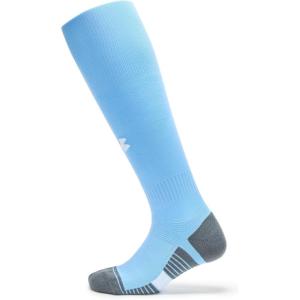 imageUnder Armour Unisex Adult Magnetico Over the Calf Socks 1 Pack465 Horizon Blue  Pitch Gray  White